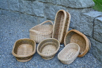 verschiedene ovale Brotk&ouml;rbe